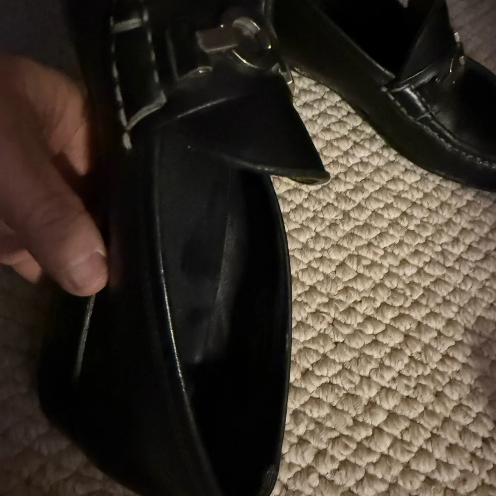 Salvatore Ferragamo Black Leather Loafers - Picture 3 of 6